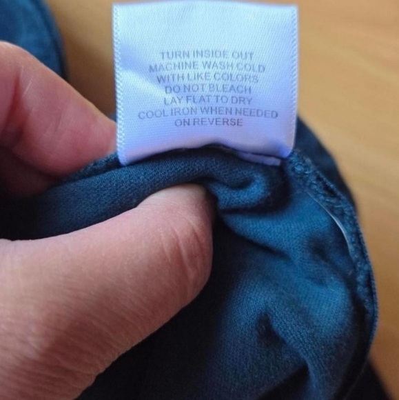 Modcloth Navy Blue Velvet Anle Pants Goth Whimsical Glam 90s Size 1X - Picture 4 of 8